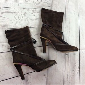 Vintage Pollini Suede Boots 6